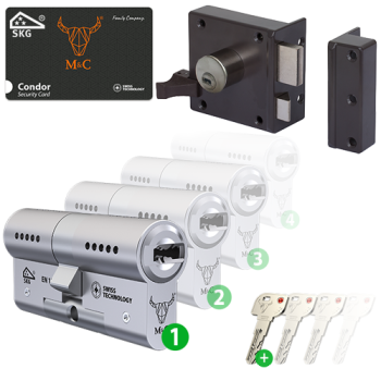 M&C Condor oplegslot (LIPS 1754)  - Doornmaat 48 t/m 60 - Draairichting 1 - SKG***